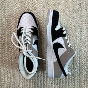 Dunk Low Grey Black White Mens 10